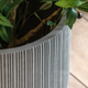Denia - Metal Garden Planter, Grey