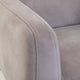 Swivel Chair with Chrome Frame In Fabric BLJ 22 Dove Grey