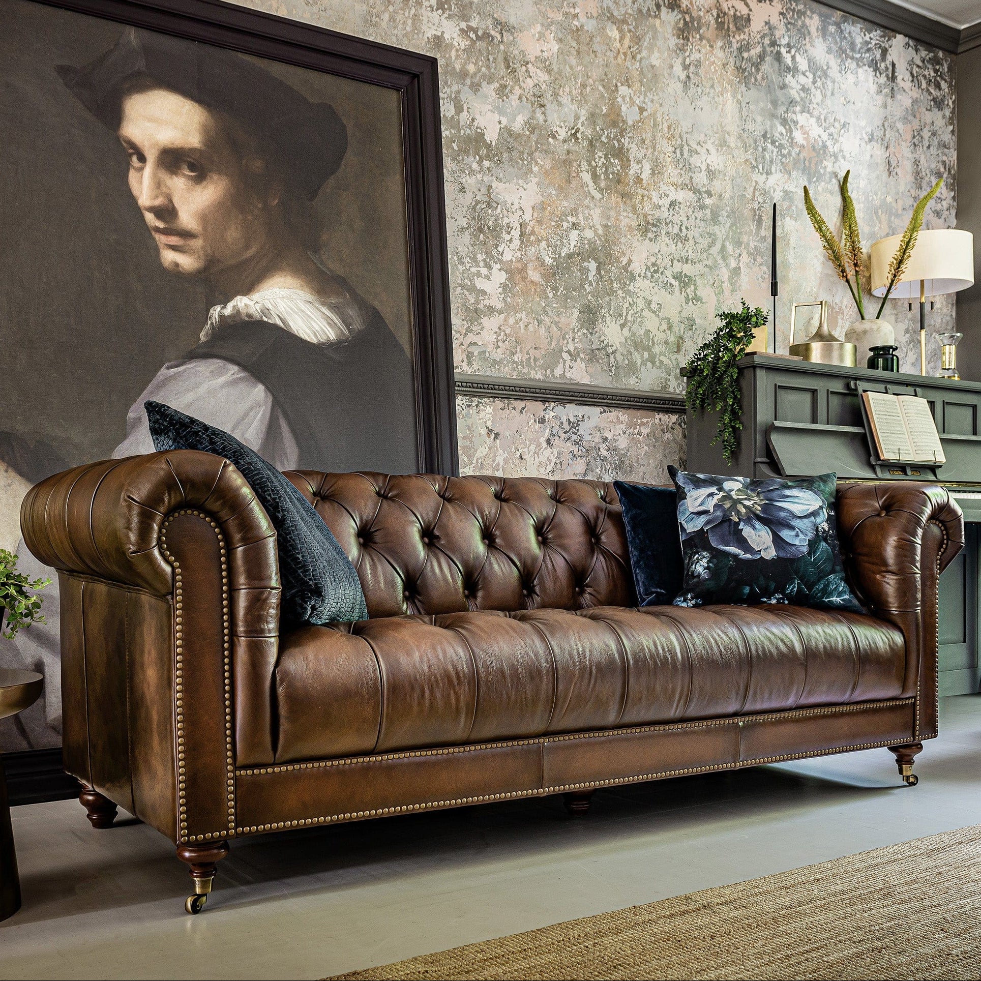 Churchill - 3.5 Seat Sofa, Leather
