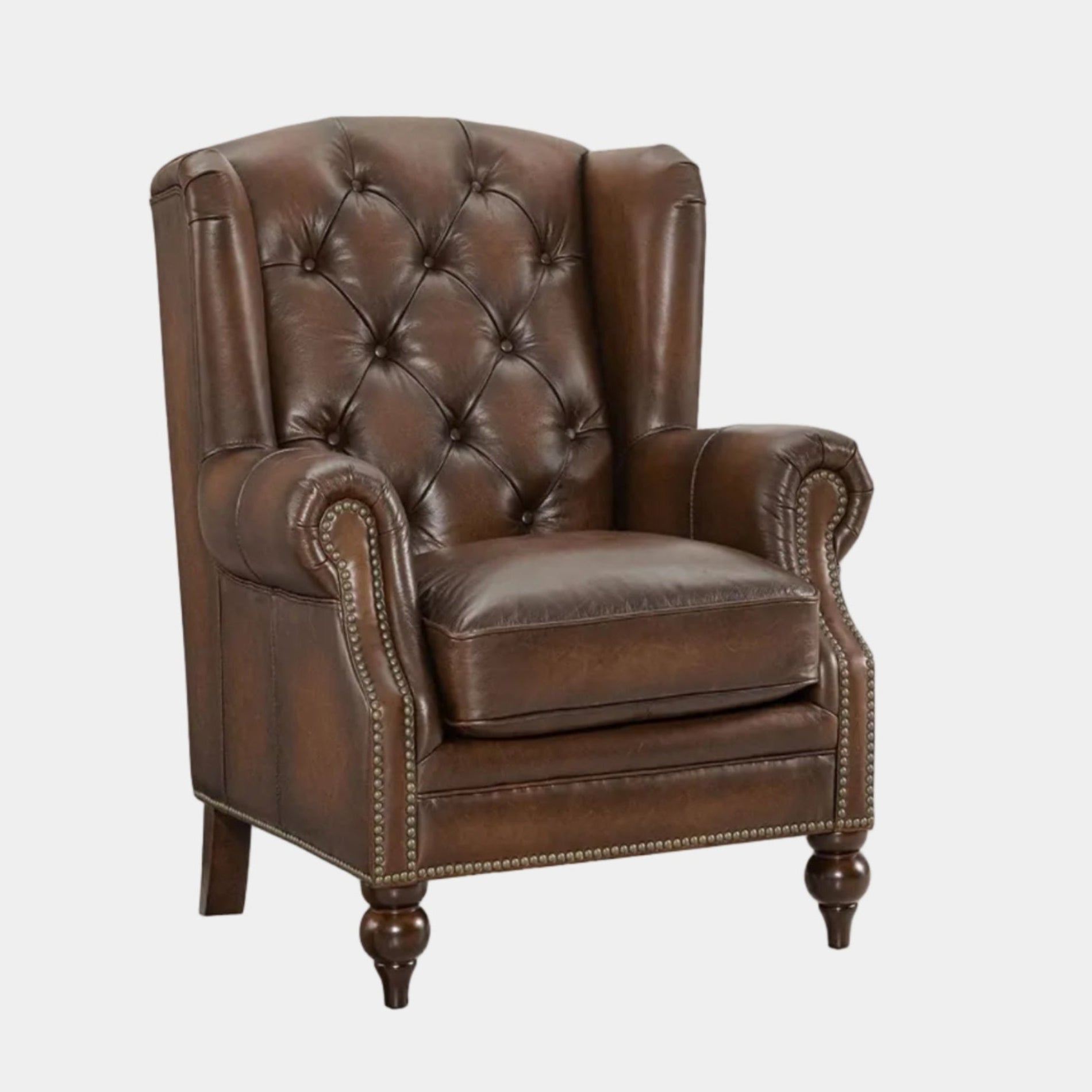 Churchill - Wing Chair, Leather