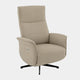 Halstad - Swivel Power Recliner Chair, Leather Khaki