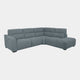 Malibu - RHF Power Recliner Corner Sofa, Fabric Hawaii Ocean - FAB-HAI-16