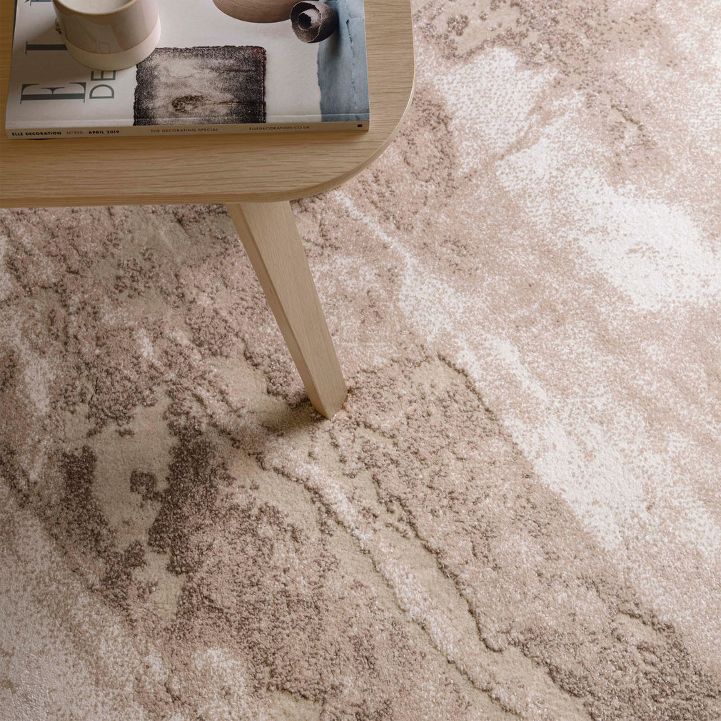 Mirage Haze Beige - Patterned Rug