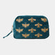 Elizabeth Scarlett Honey Bee - Makeup Bag, Rich Blue
