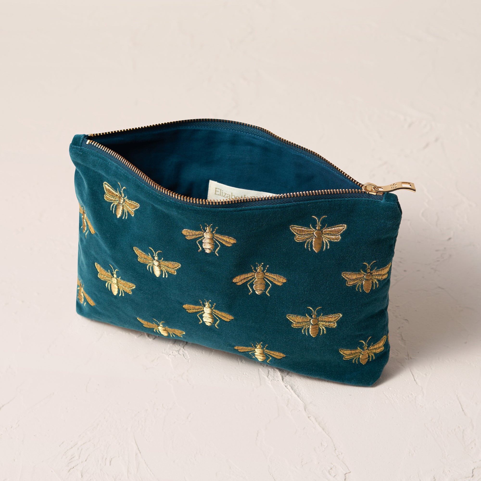 Elizabeth Scarlett Honey Bee - Everyday Pouch, Rich Blue