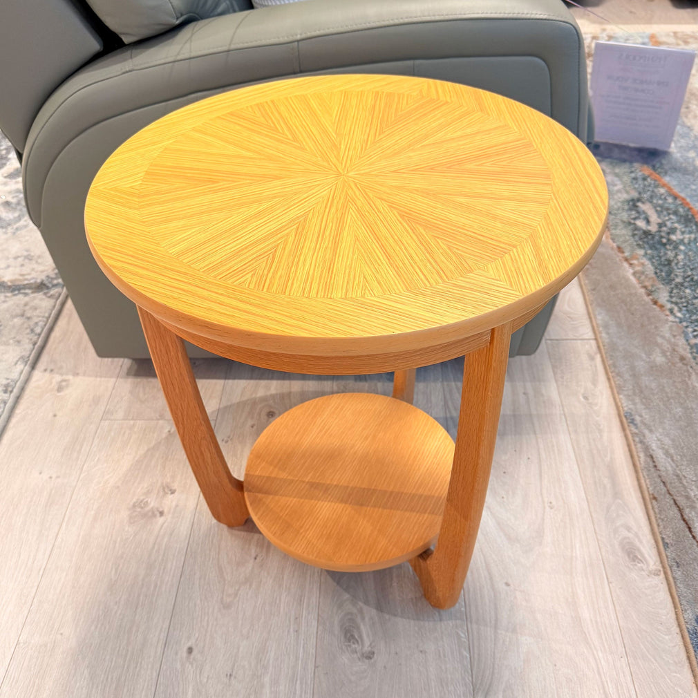 Contour - Lamp Table With Sunburst Top - Item As Pictured