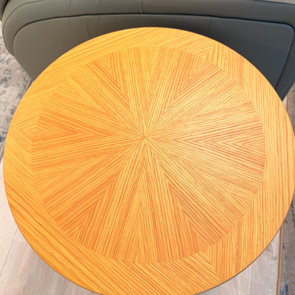 Contour - Lamp Table With Sunburst Top - Item As Pictured