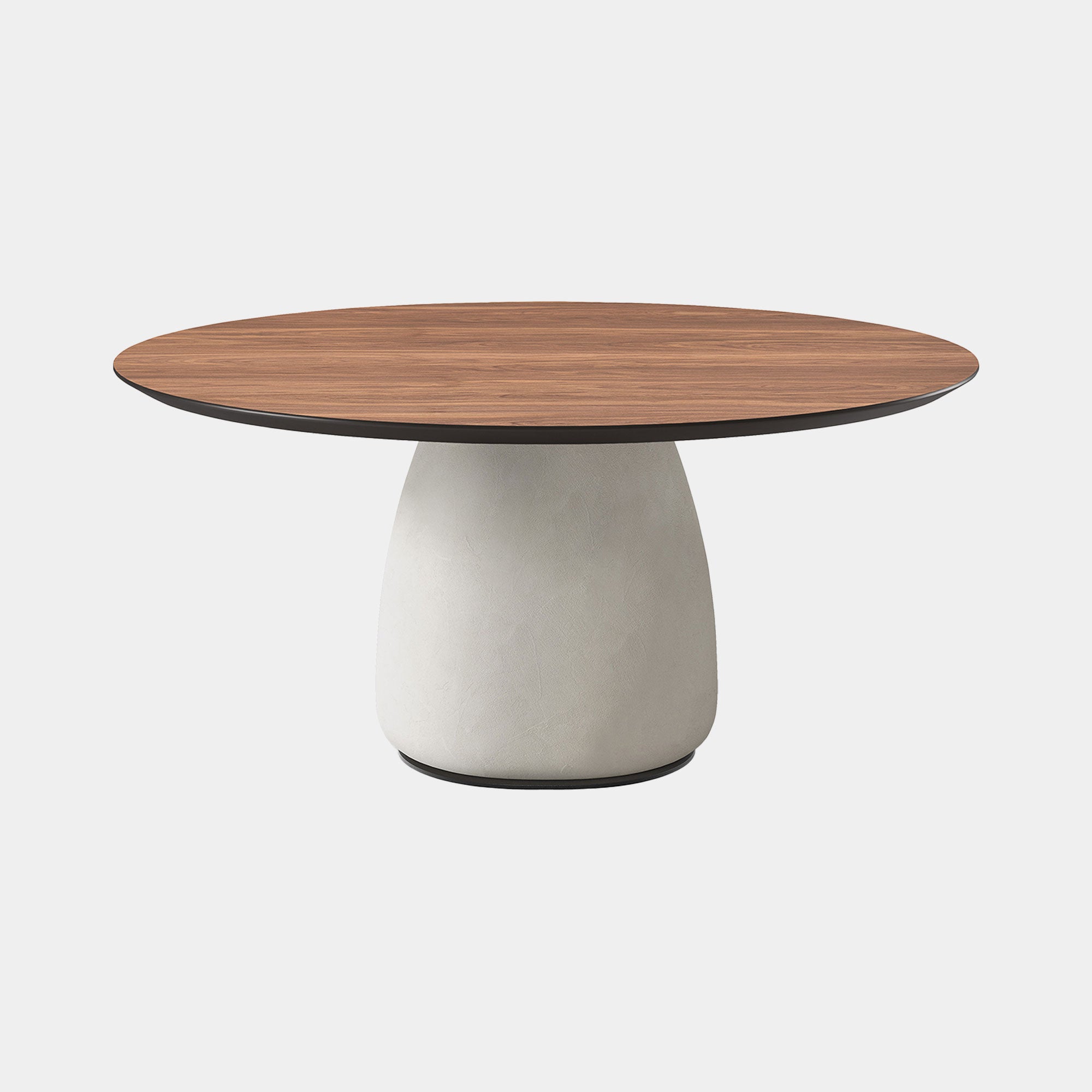 Cattelan Italia Botero - Round Wood Dining Table