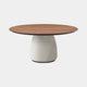 Cattelan Italia Botero - Round Wood Dining Table