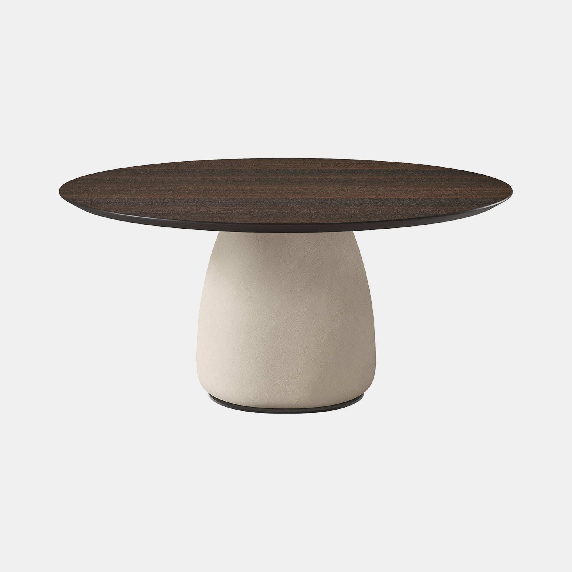 Cattelan Italia Botero - Round Wood Dining Table