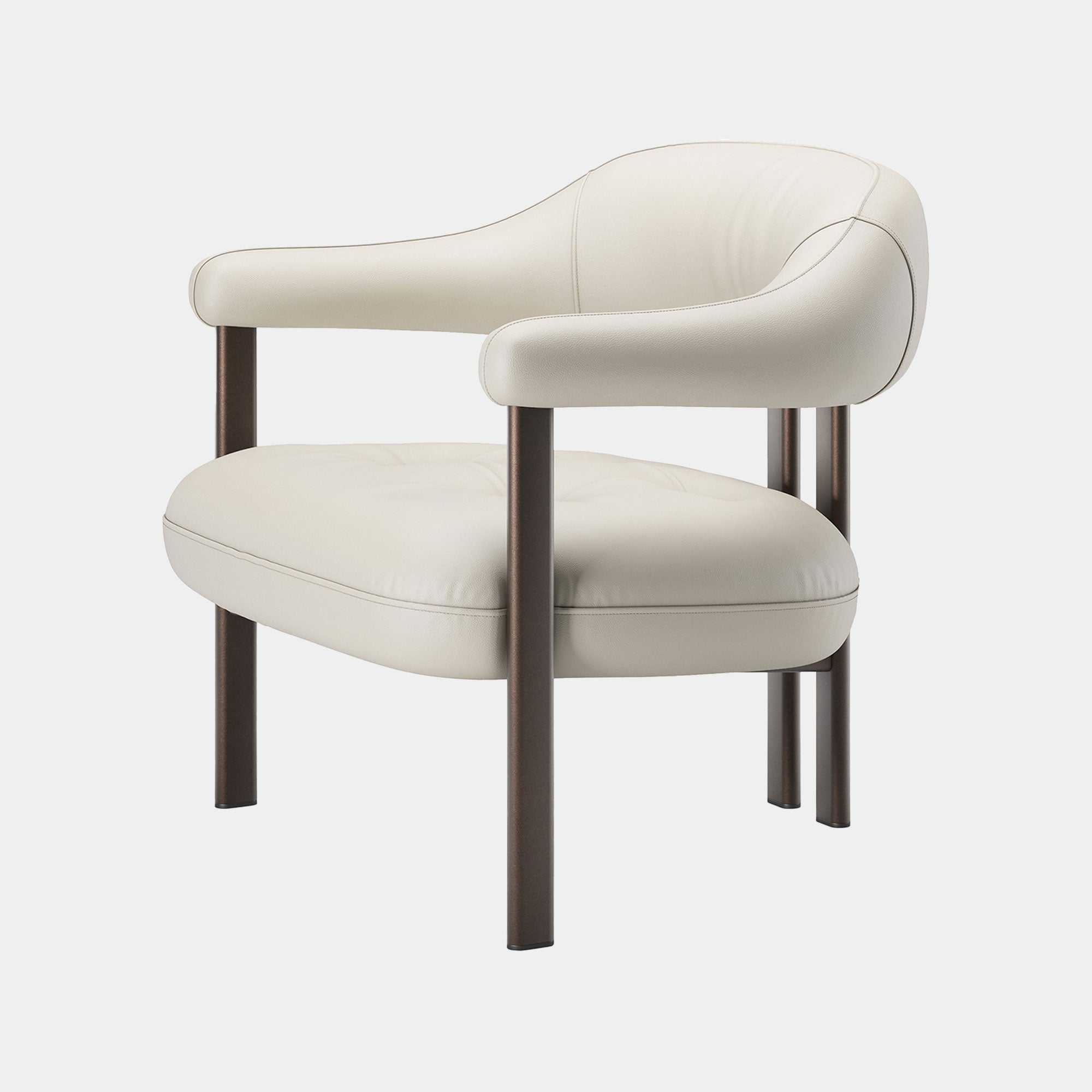 Cattelan Italia Greta - Lounge Dining Chair, Leather