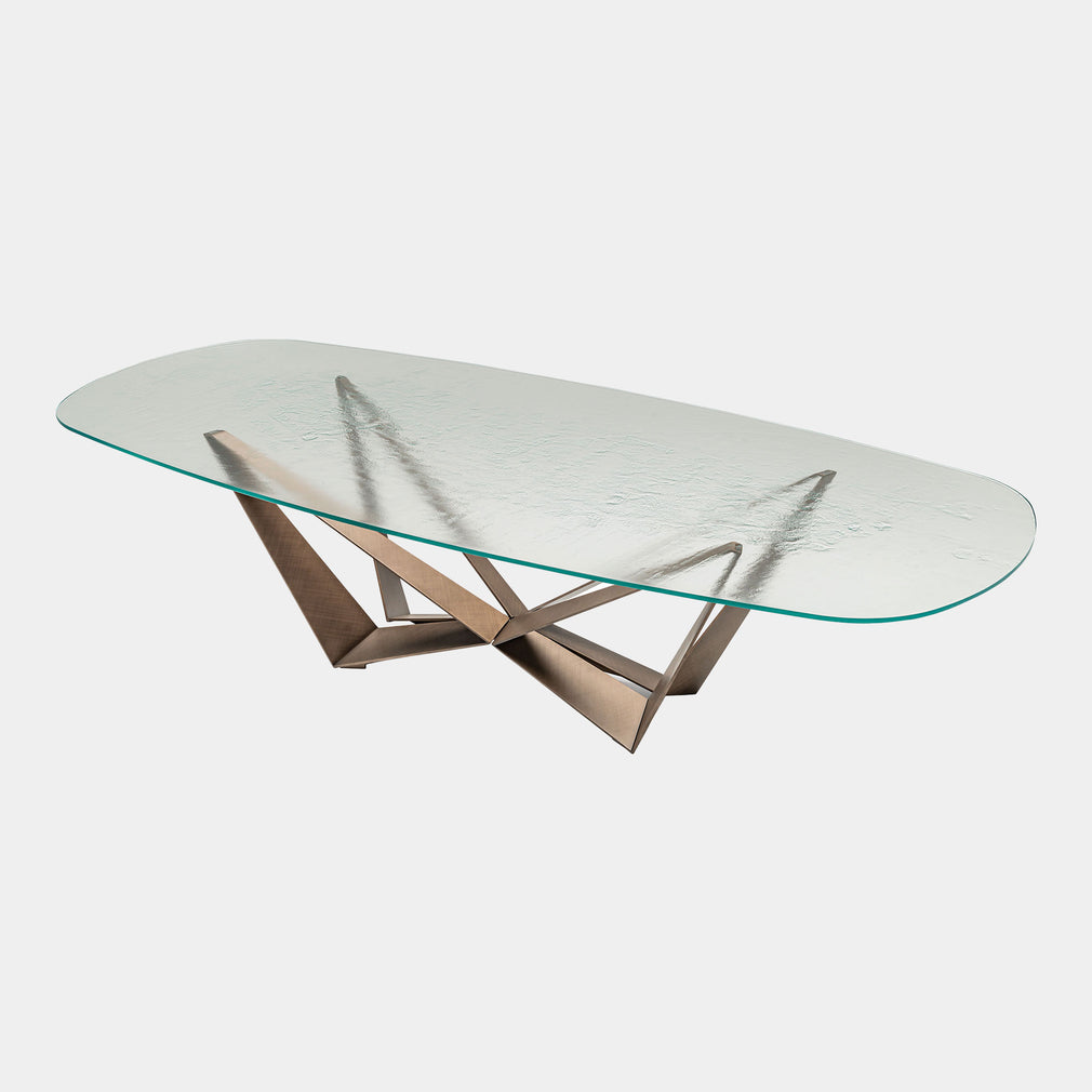 Cattelan Italia Skorpio Mist - Glass Dining Table