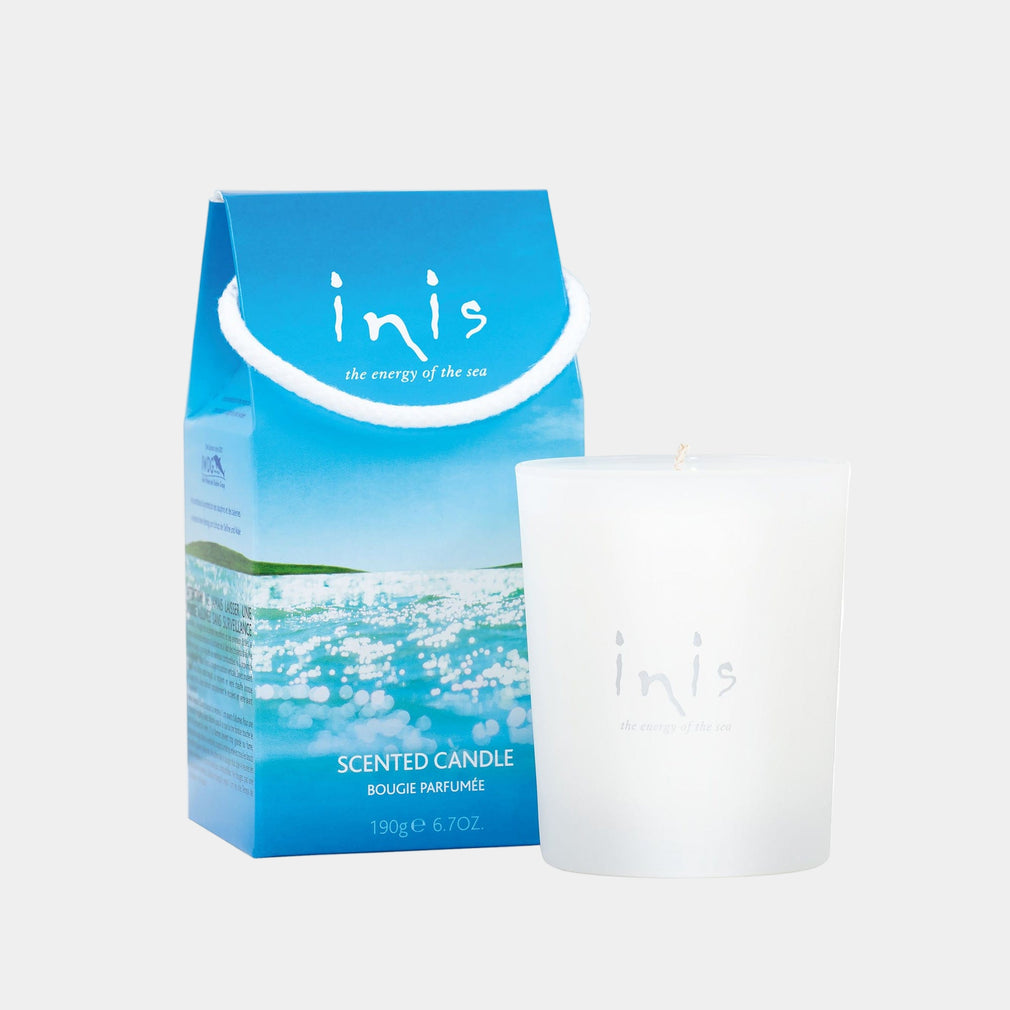Inis - The Energy of the Sea Reed Diffuser & Candle Set Of 2