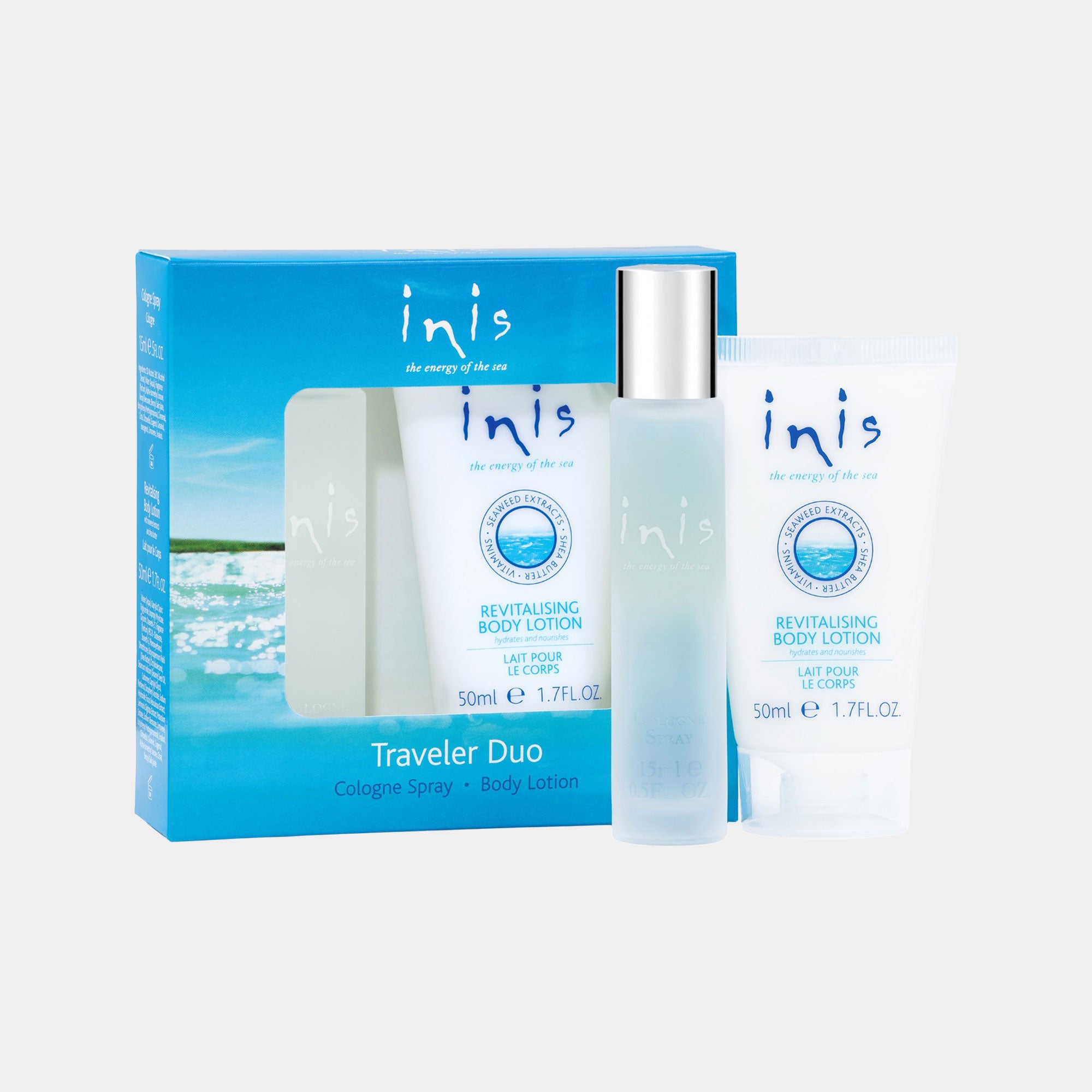 Inis - Traveller Cologne & Hand Cream, Gift Set Of 2