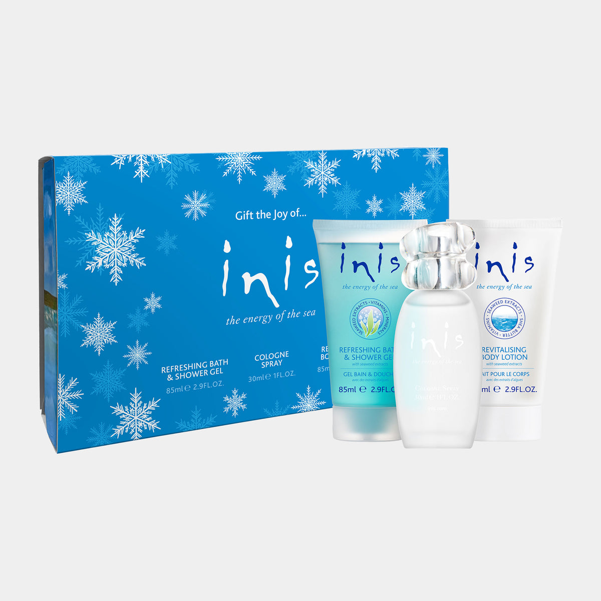 Inis Ocean Love - Shower Gel, Lotion and Cologne Gift Set, Limited Edition