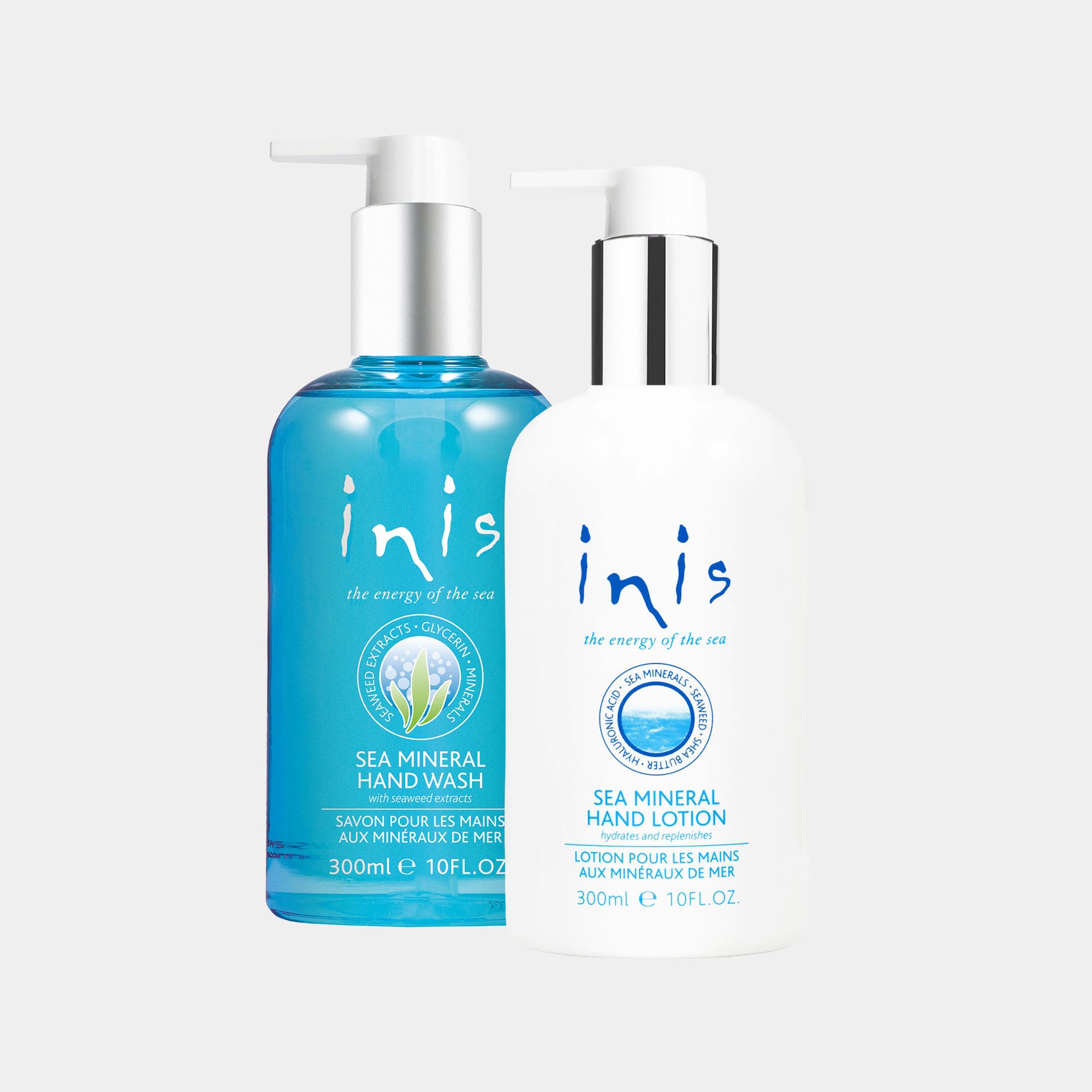Inis - Sea Mineral Hand Wash & Lotion, Set Of 2