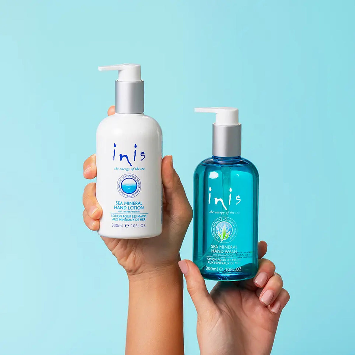 Inis the Energy of the Sea - Sea Mineral Hand Wash & Lotion, Set Of 2
