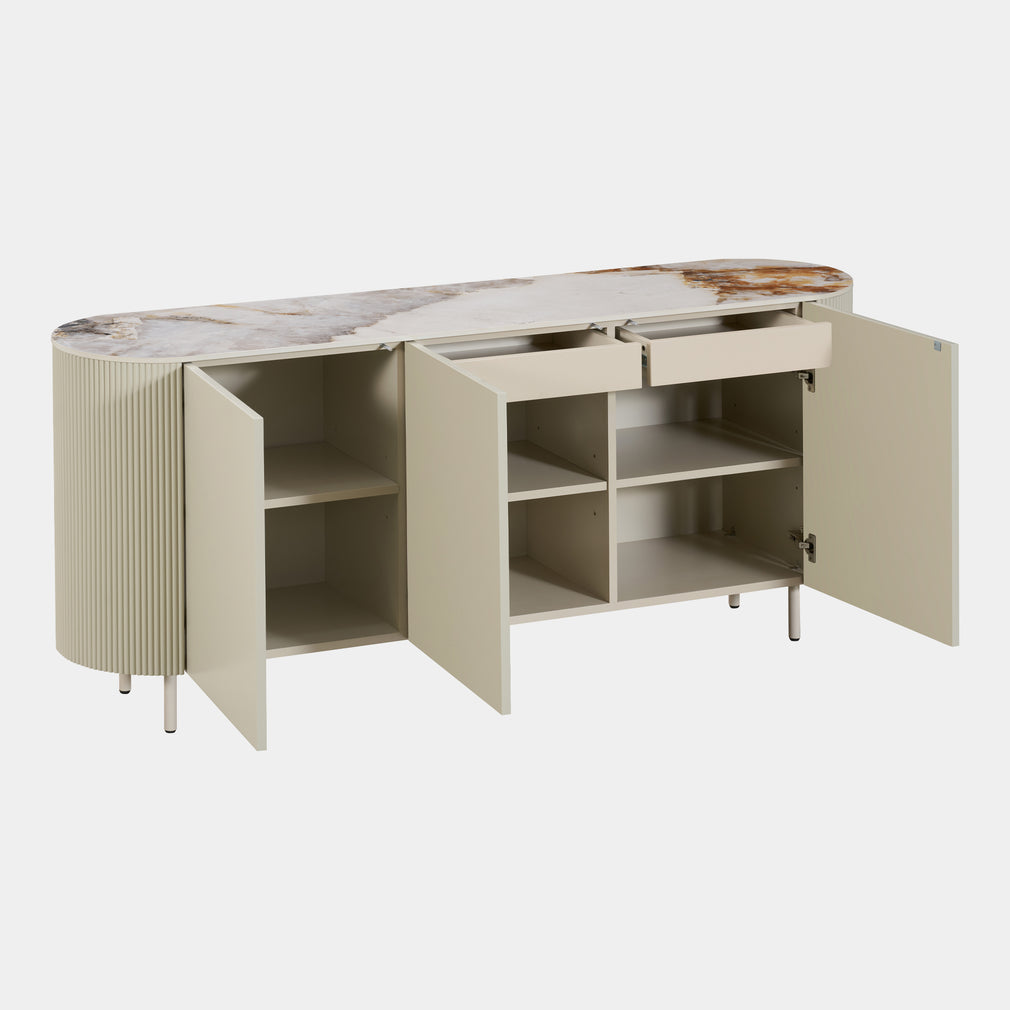 Jaeger - 3 Door Sideboard, Ceramic Top