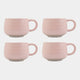 Jamie Oliver Big Love - Cosy Cuppa Pink Mugs, Set of 4