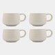 Jamie Oliver Big Love - Cosy Cuppa White Mugs, Set of 4