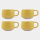 Jamie Oliver Big Love - Cosy Cuppa Yellow Mugs, Set of 4