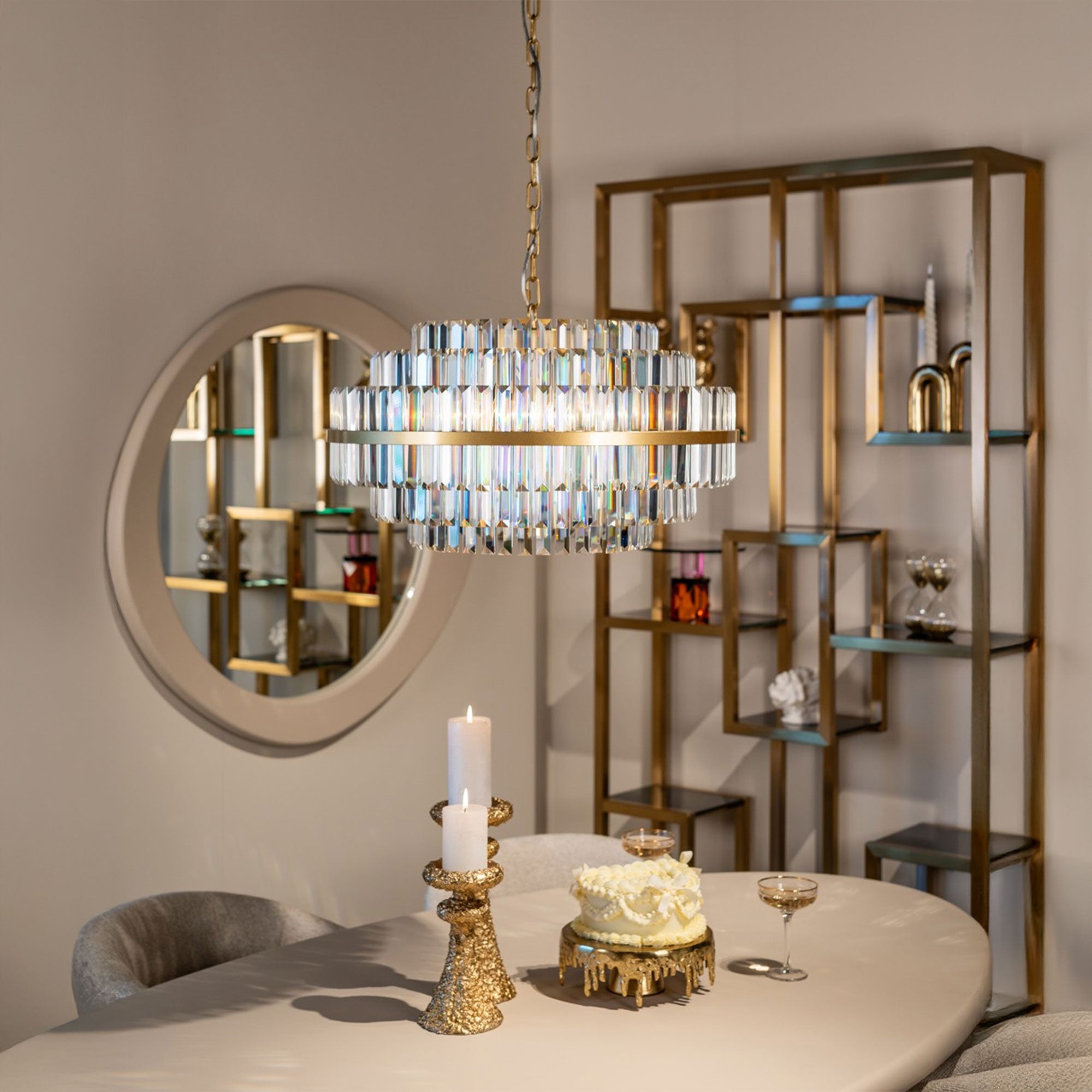 Camelot - Gold Candleholder