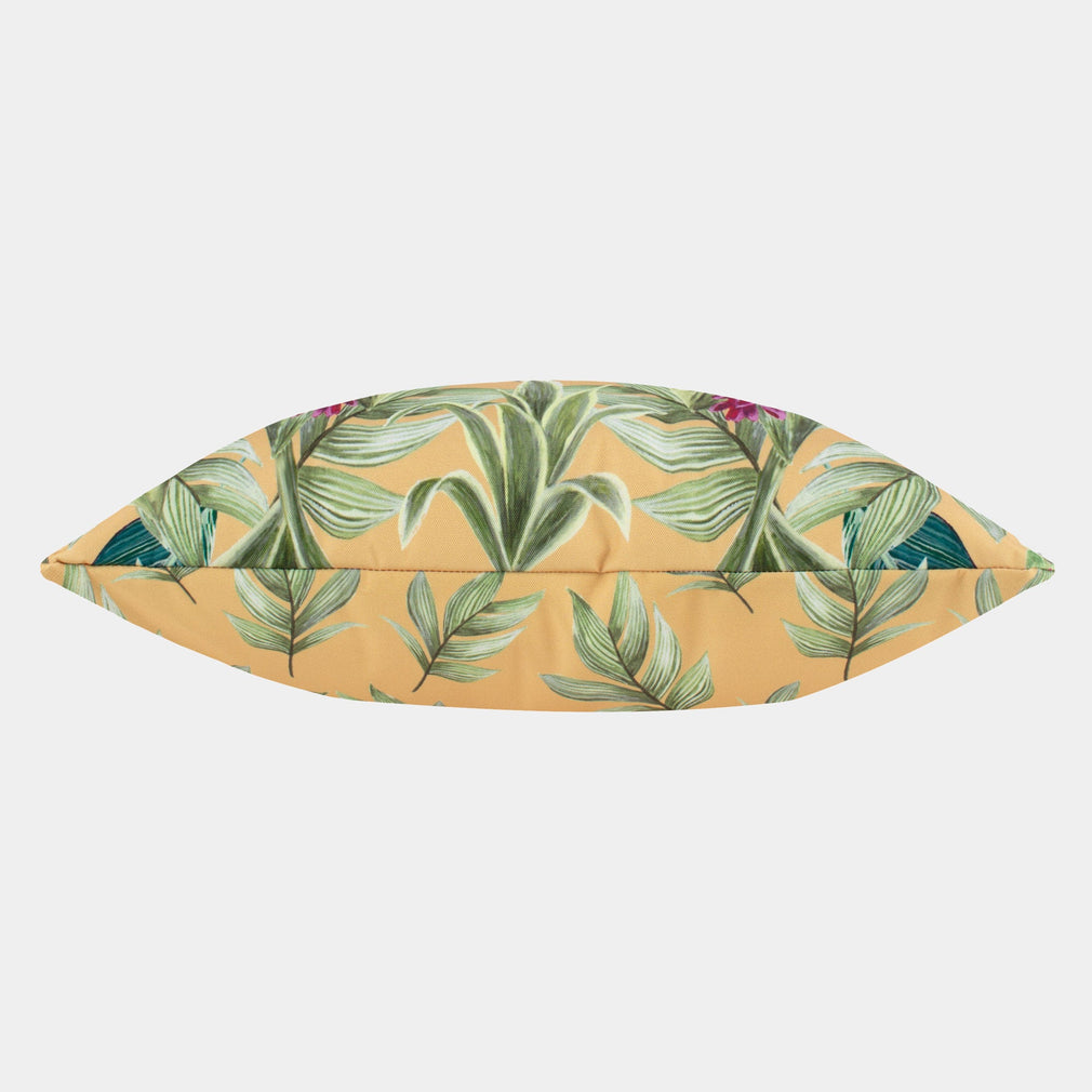 Kali Leopards - Yellow Outdoor Cushion 43x43cm