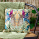 Kali Leopards - Yellow Outdoor Cushion 43x43cm