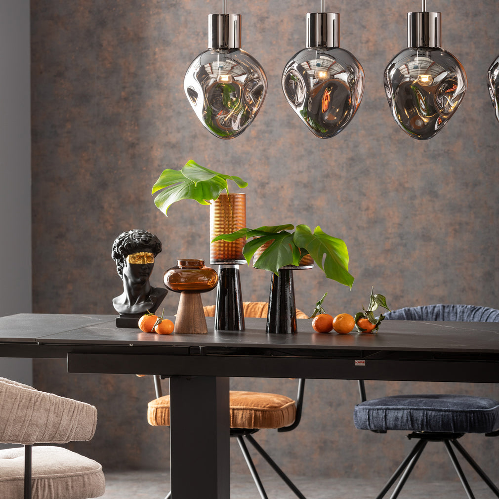 Alba - Glass Vase, Brown