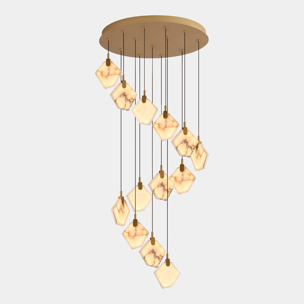 Seville Gold - Pendant Ceiling Light, 13 Light