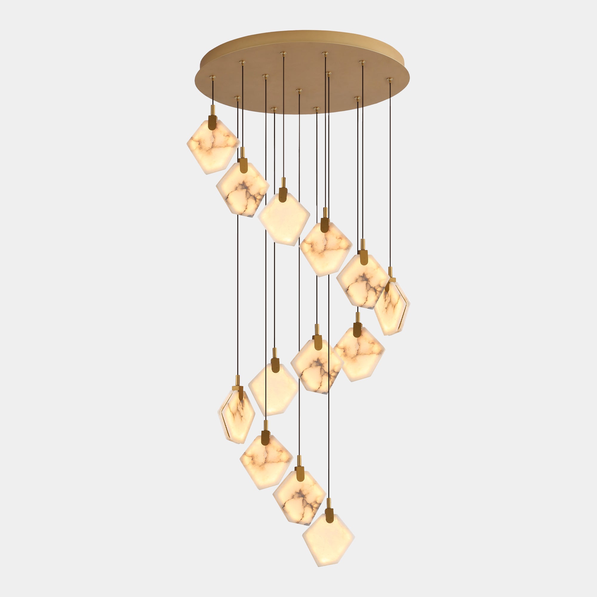 Seville Gold - Pendant Ceiling Light, 13 Light