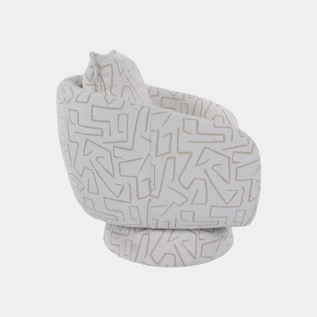 Mia - Swivel Chair, Fabric
