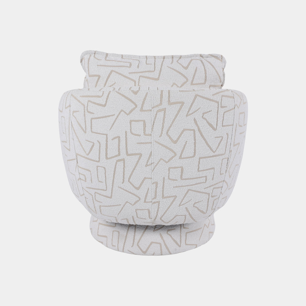 Mia - Swivel Chair, Fabric