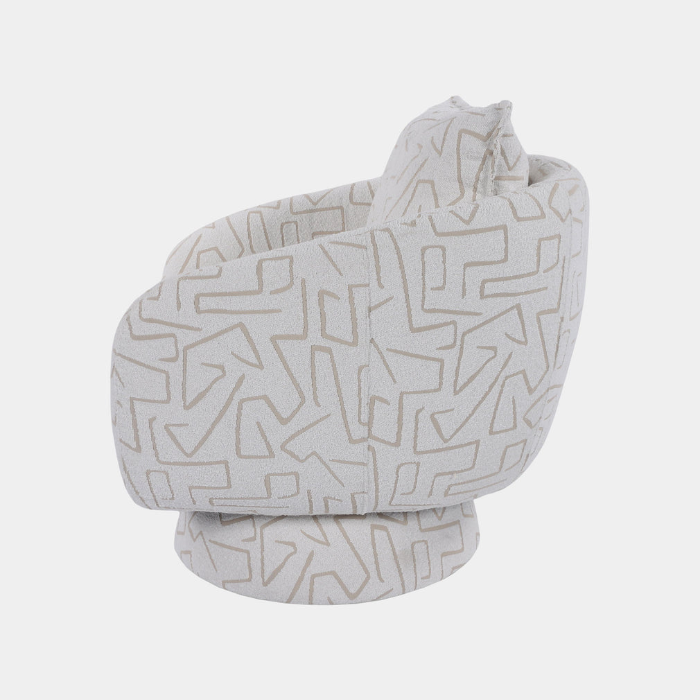 Mia - Swivel Chair, Fabric
