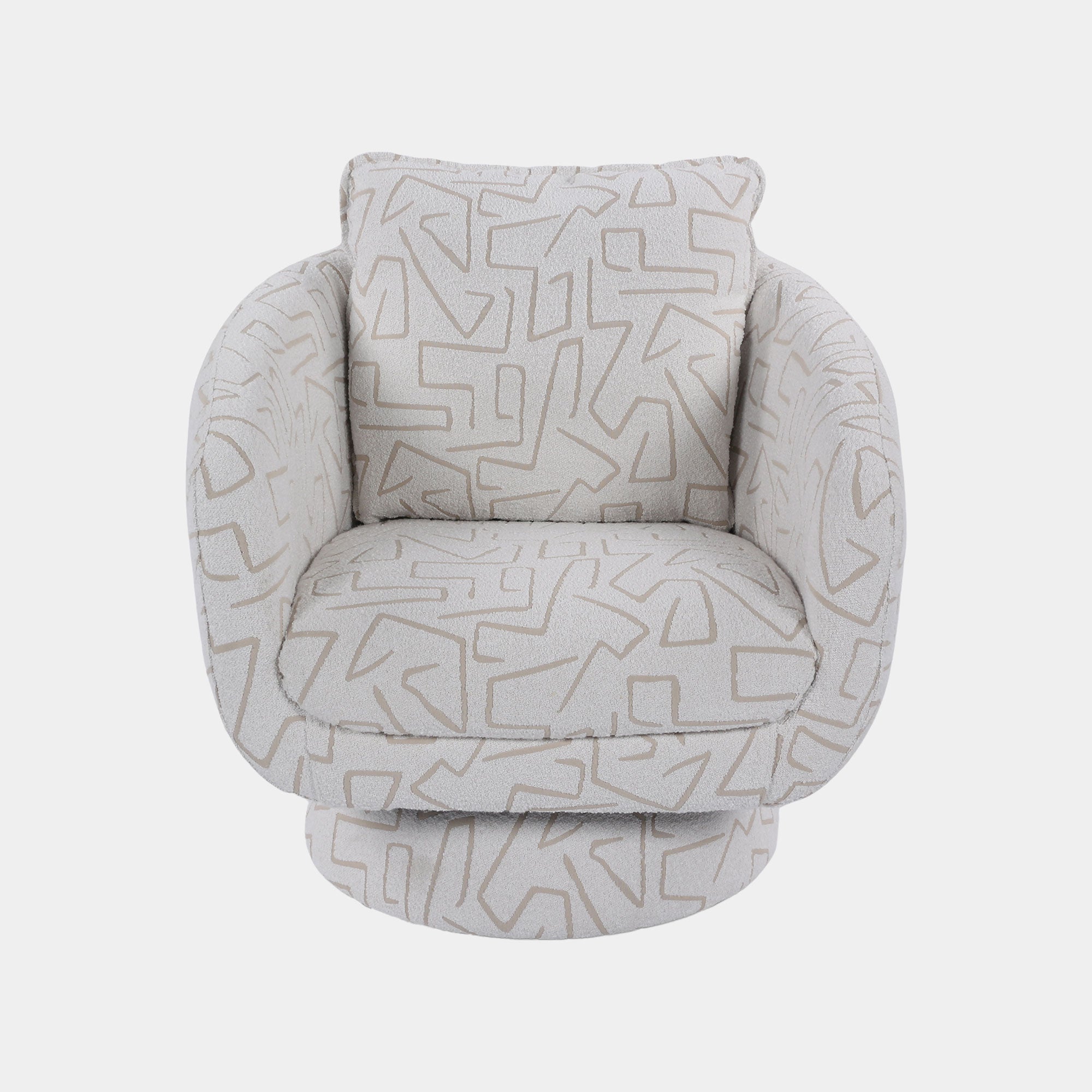 Mia - Swivel Chair, Fabric