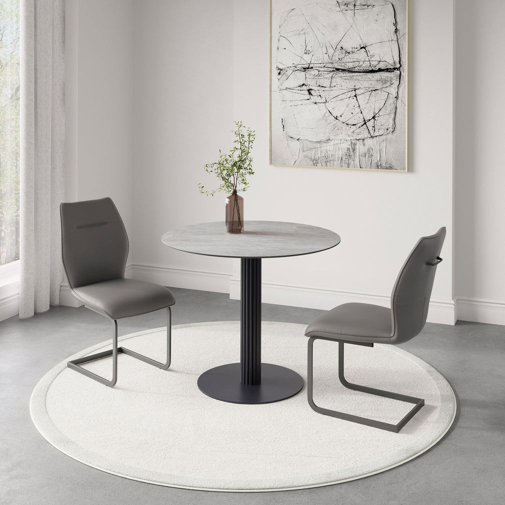 Formia - Ceramic Round Bar Table