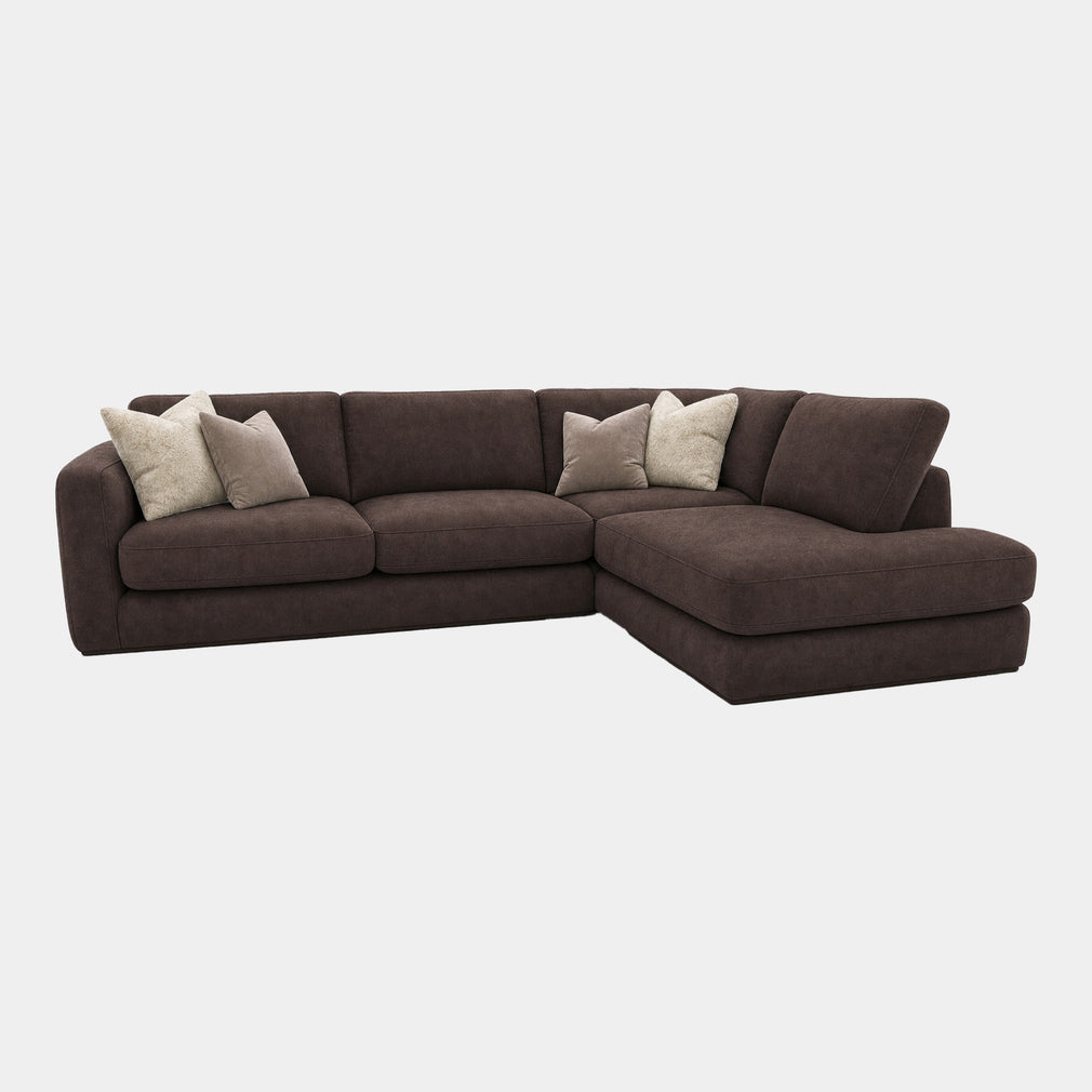 Solace - RHF Open End Corner Group Sofa, Fabric