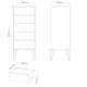 Harvey - 5 Drawer Tall Chest