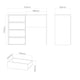 Harvey - Dressing Table, 4 Drawers