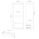 Harvey - 2 Drawer Wardrobe