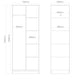 Harvey - Open Shelf Wardrobe