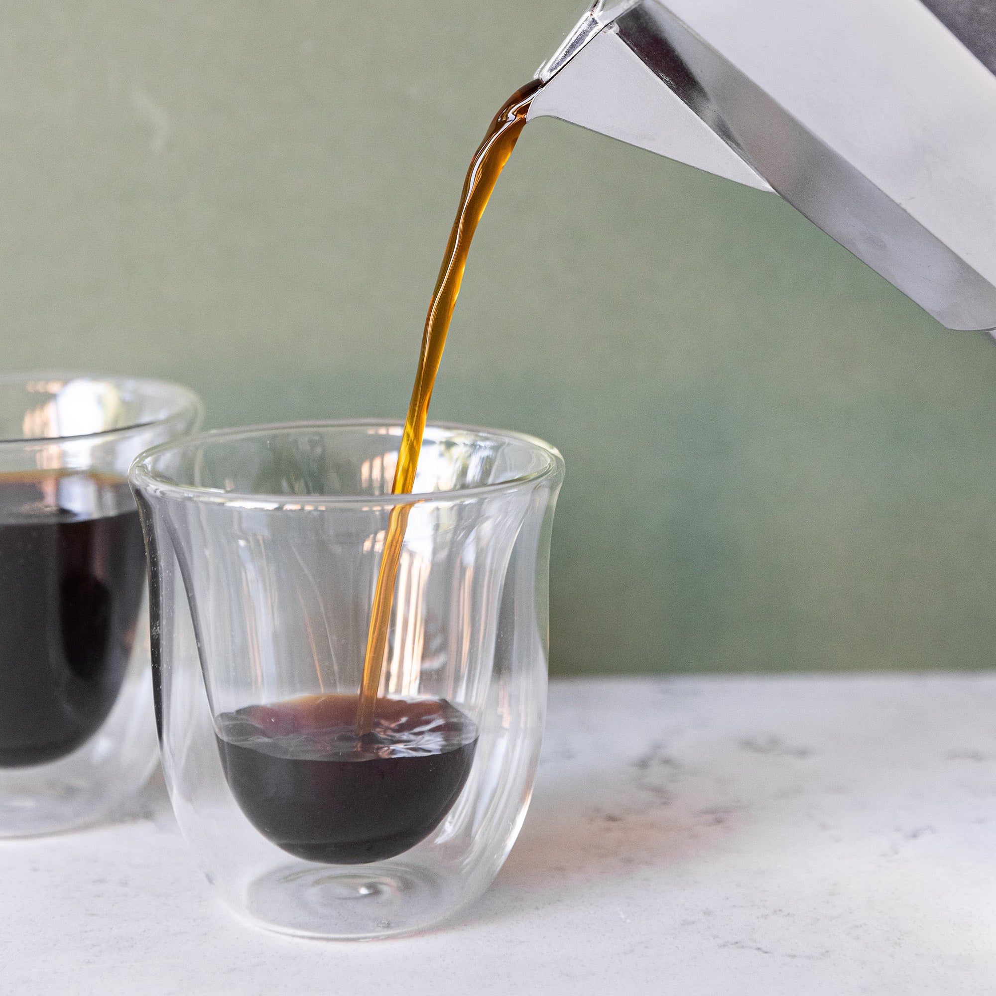 La Cafetière - Silver Espresso Maker, 6 Cup