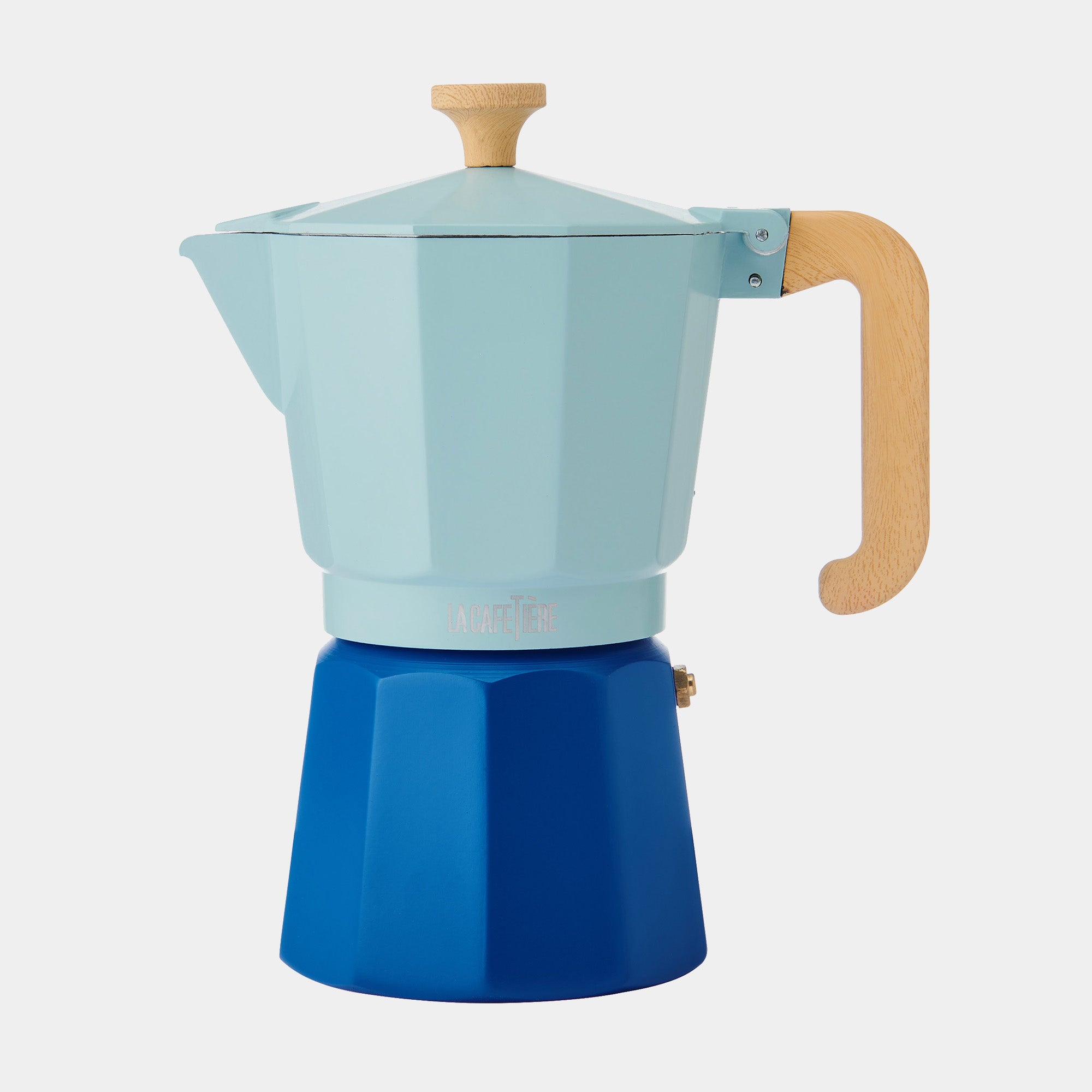 La Cafetière - 6 Cup Espresso Maker, Sky Blue