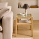 Ambleside - Glass Lamp Table