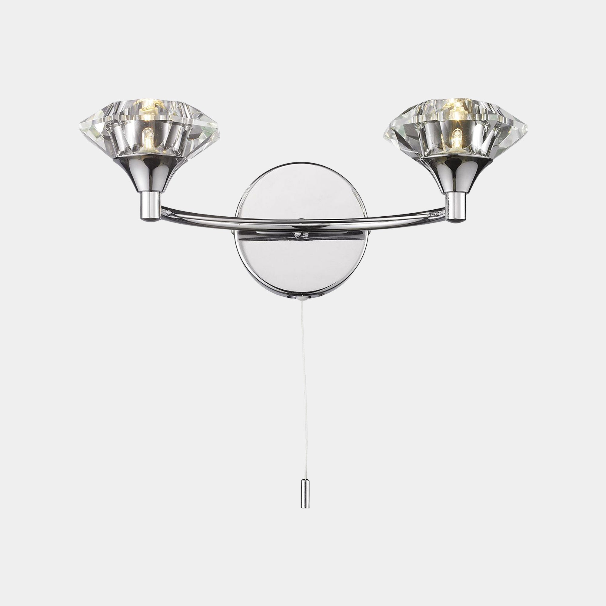 Lena - Polished Chrome Wall Light