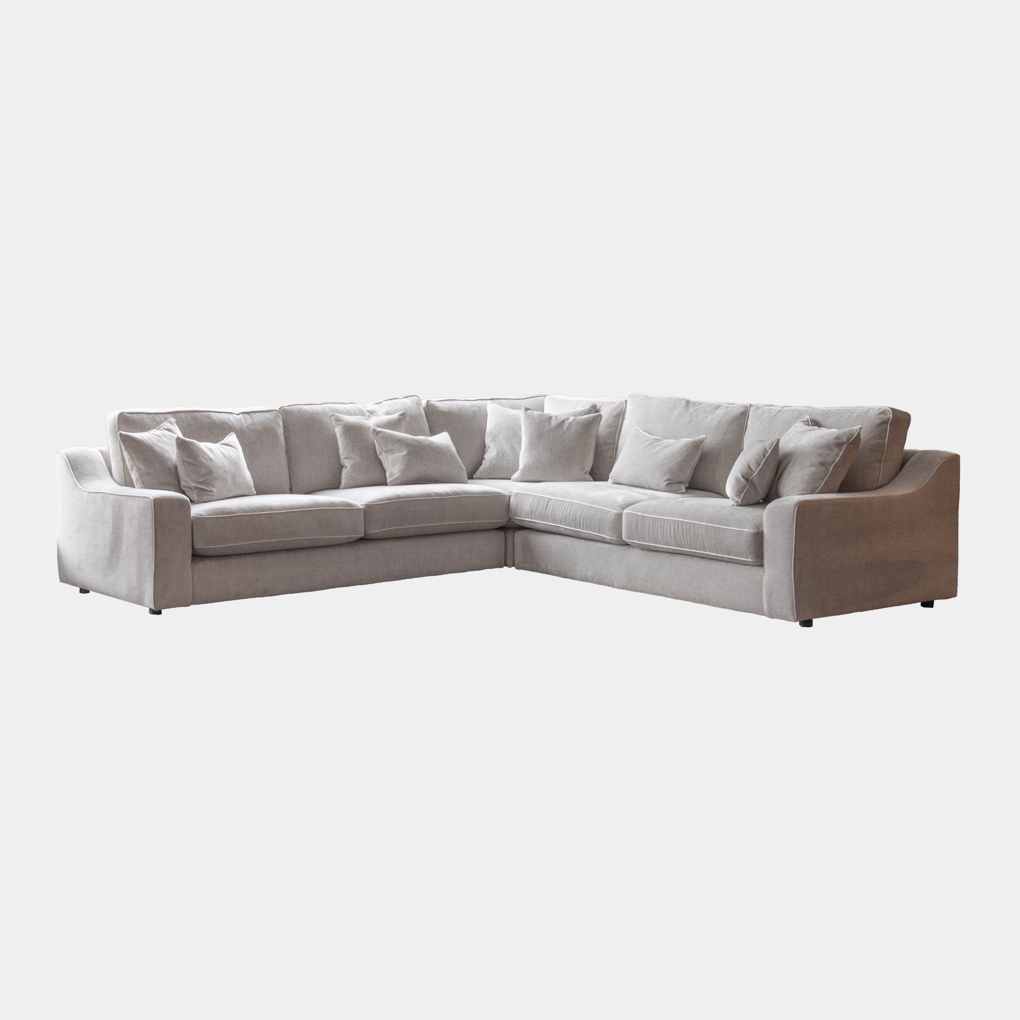 Lexington - Large RHF Pillow Back Chaise Sofa, Fabric | Lowest Price