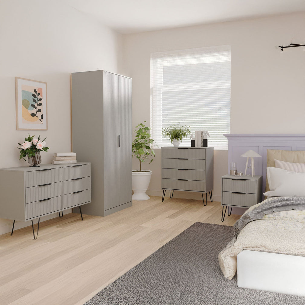 Harvey - 2 Drawer Bedside Table