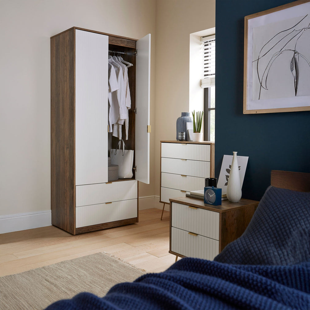 Harvey - 2 Drawer Wardrobe