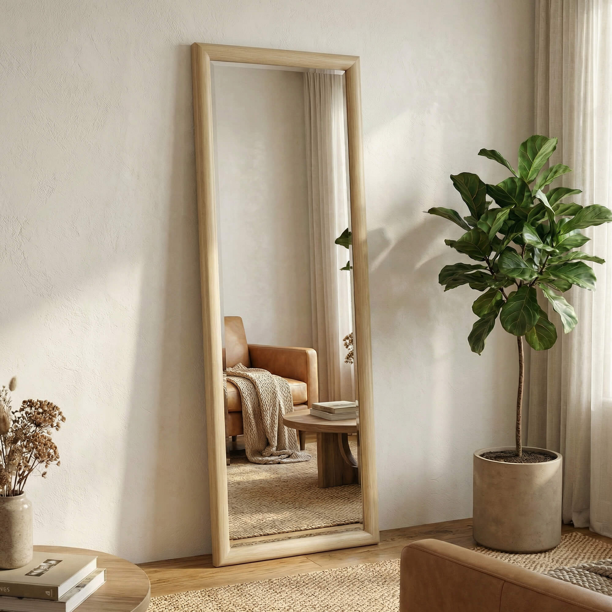 Nordby Oak - Cheval Mirror