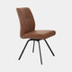 Lydia Ergo - Swivel Dining Chair, Leather